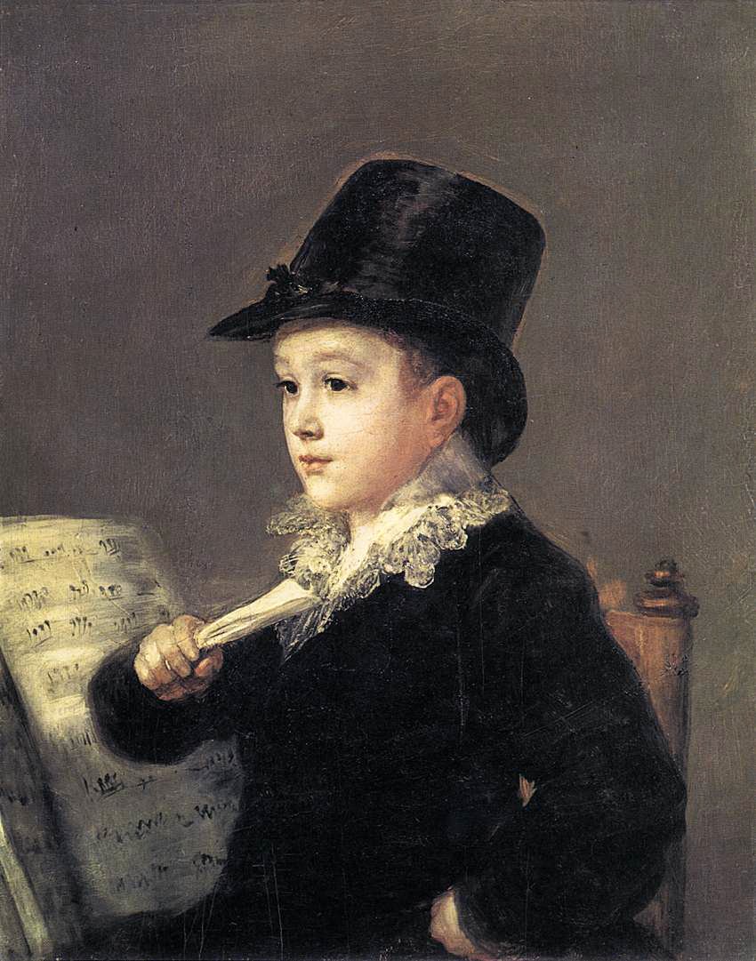 Portrait of Mariano Goya by Francisco de Goya