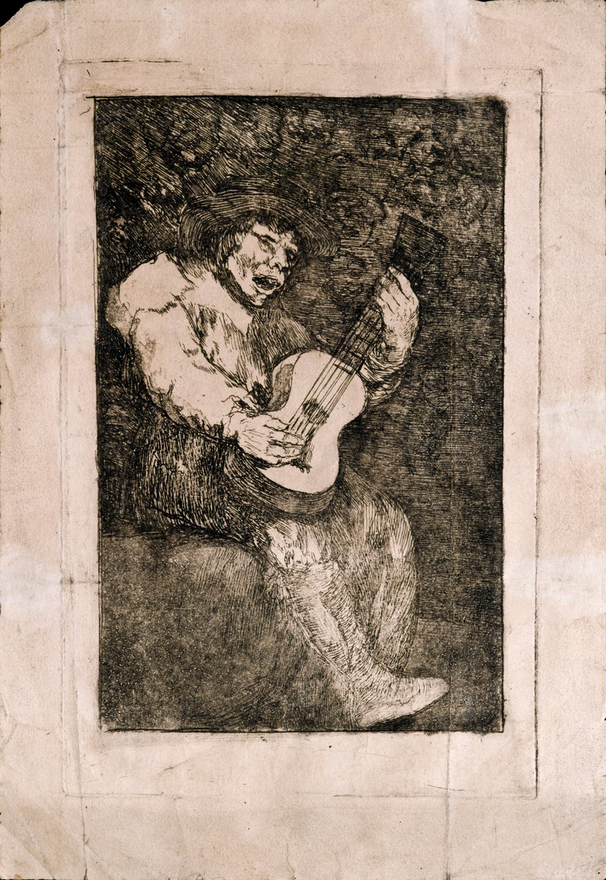 The Blind Singer by Francisco de Goya