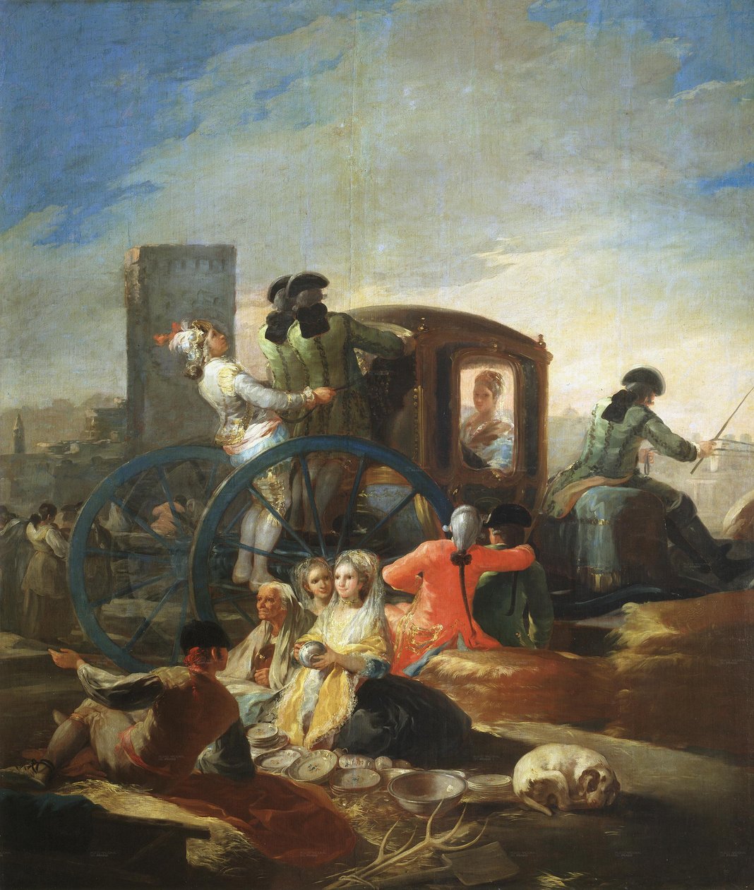 The Crockery Vendor by Francisco de Goya