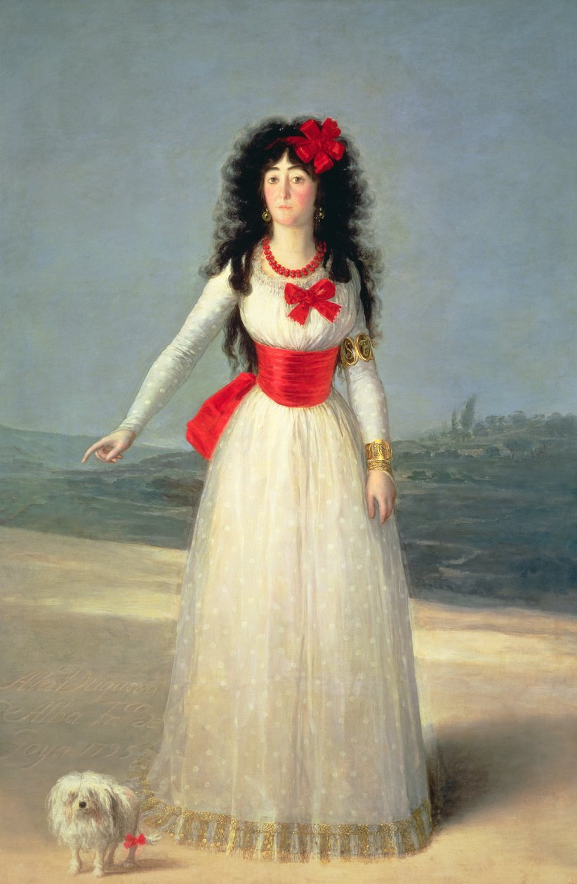 The Duchess of Alba, 1795 by Francisco de Goya