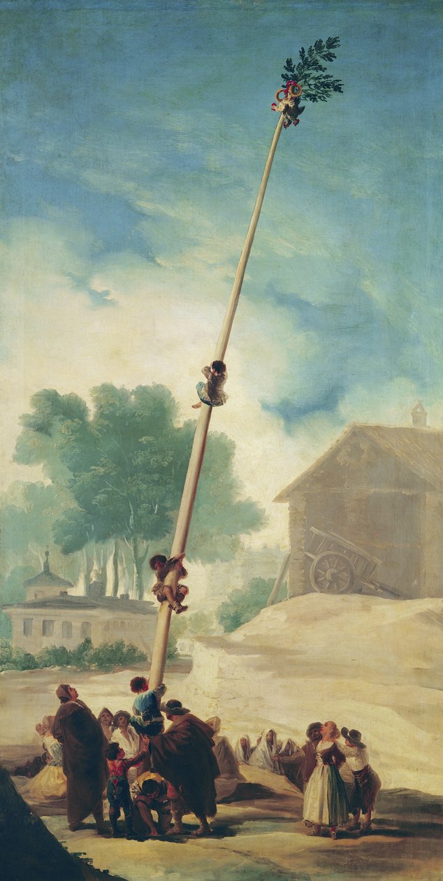 The Greasy Pole by Francisco de Goya