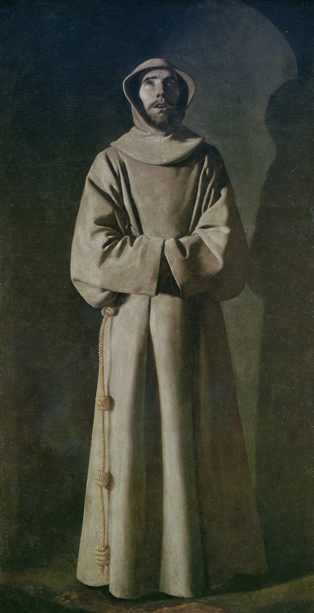St. Francis (1181-1226) 1645-64 by Francisco de Zurbaran