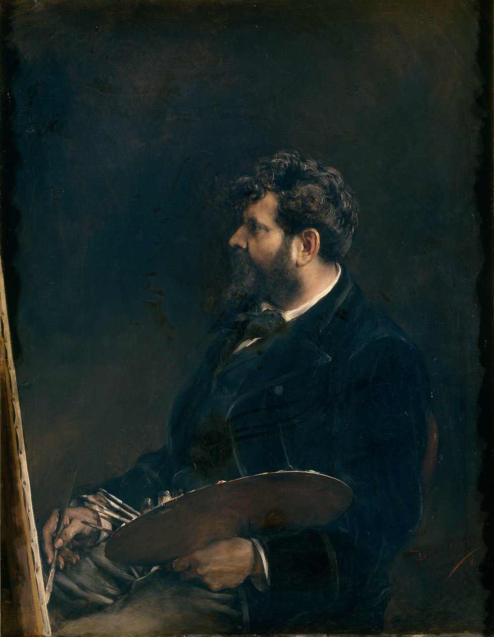 Self-portrait by Francisco Domingo Marqués
