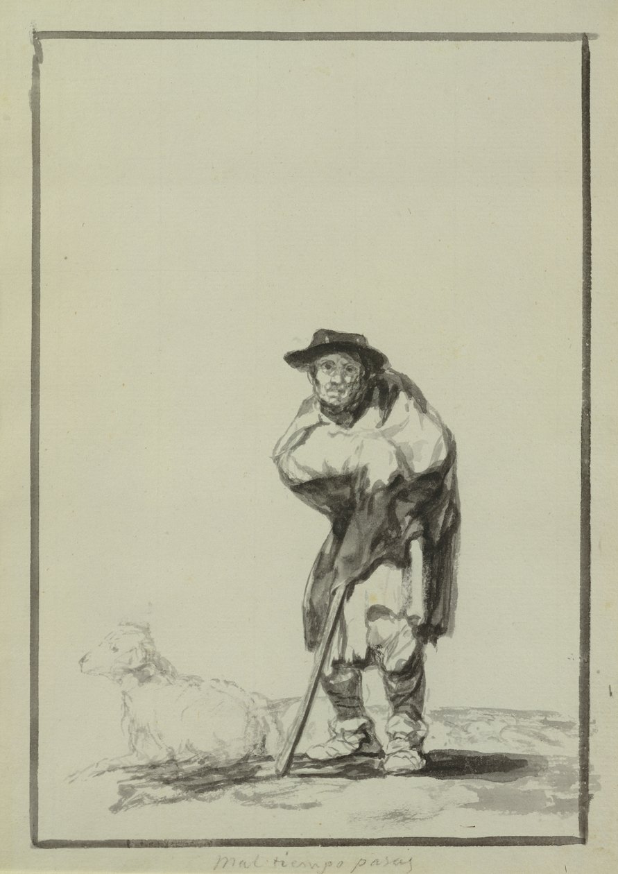 Bad Weather Passes by Francisco de Goya