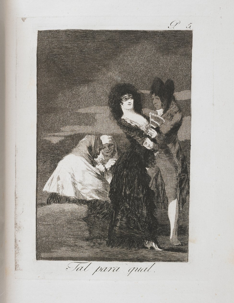 Plate from Los Caprichos by Francisco de Goya