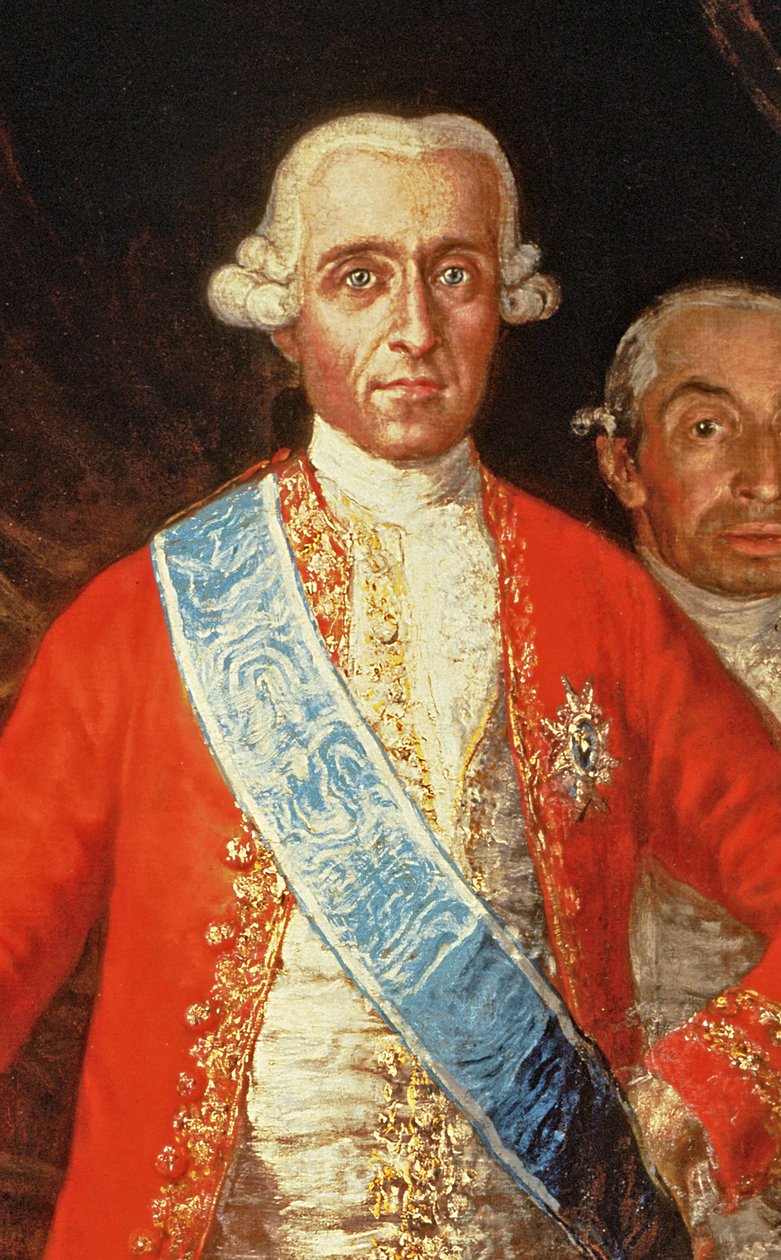 Portrait of Don Jose Monino y Redondo I, Conde de Floridablanca (detail) by Francisco de Goya