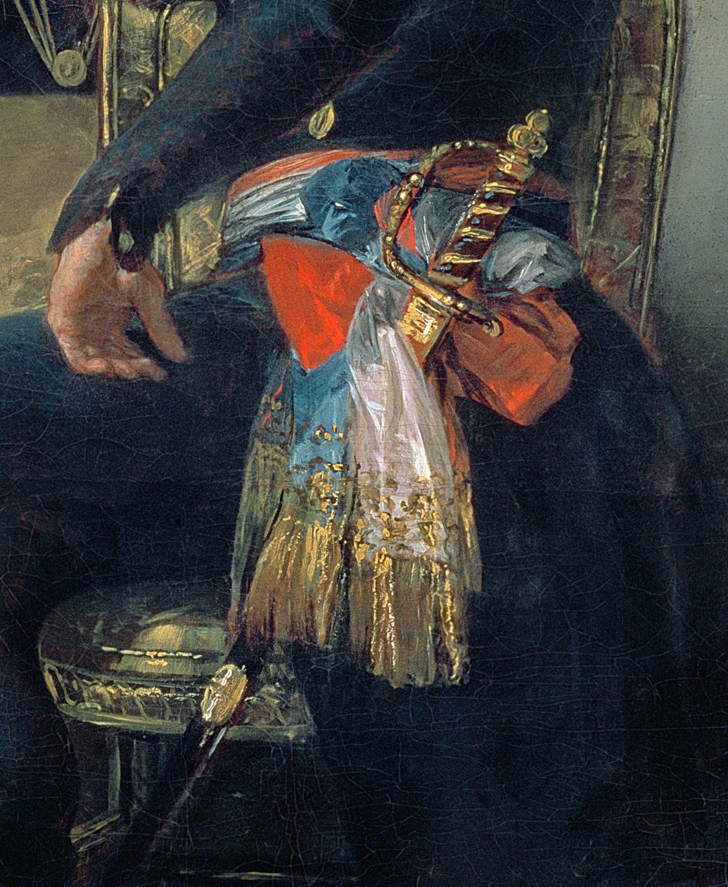 Portrait of Ferdinand Guillemardet (detail) by Francisco de Goya