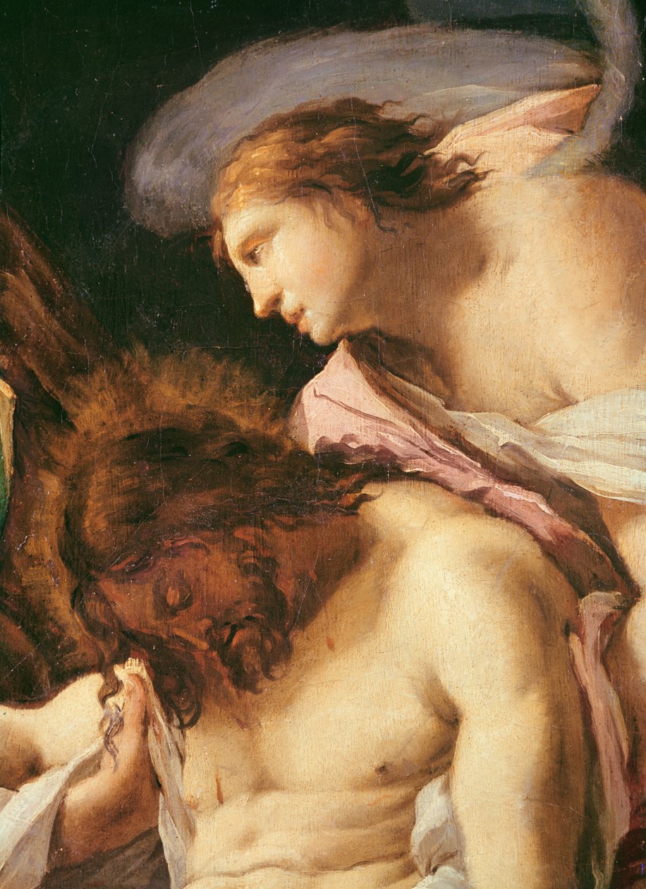 The Body of Christ Entombed (detail) by Francisco de Goya