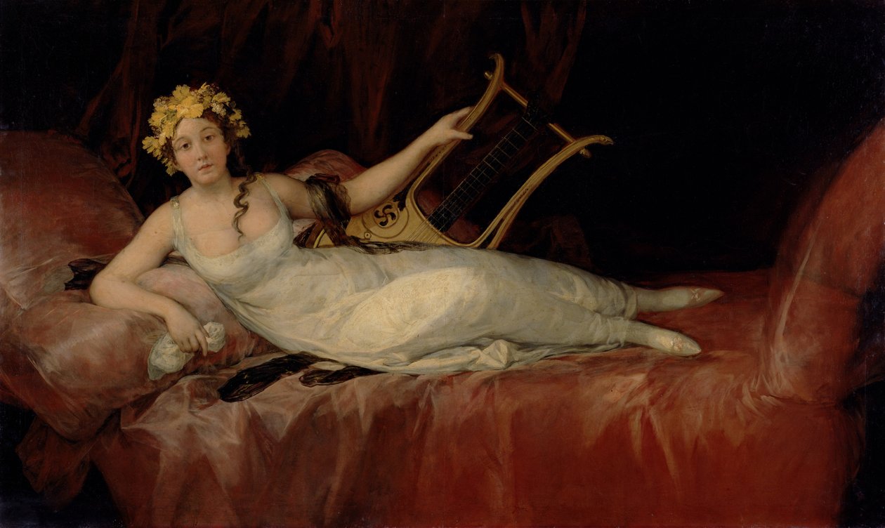 The Marquesa de Santa Cruz, 1805 by Francisco de Goya