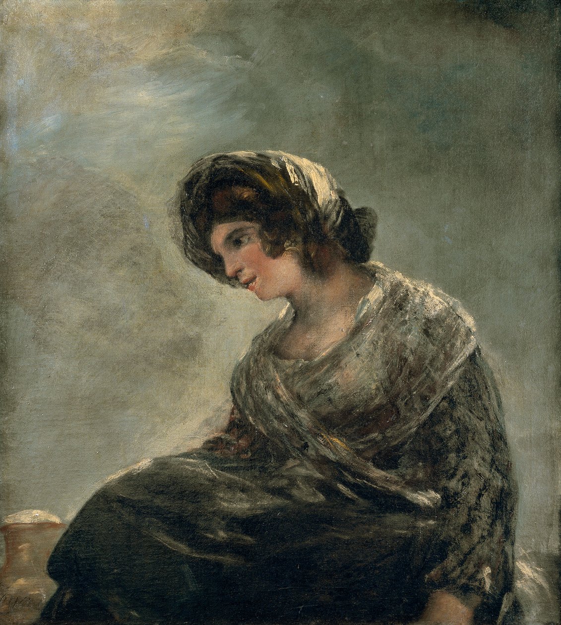 The Milkmaid of Bordeaux, c.1827 by Francisco de Goya