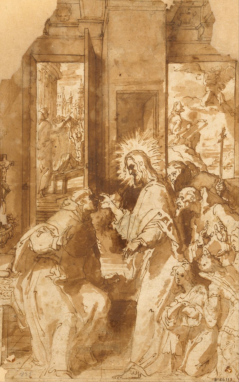 Apparition of Christ to Saint Vincent Ferrer by Francisco Ribalta