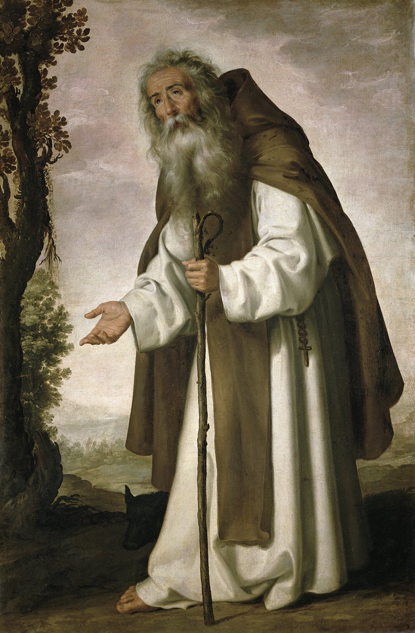 St. Anthony Dispirited by Francisco de Zurbaran