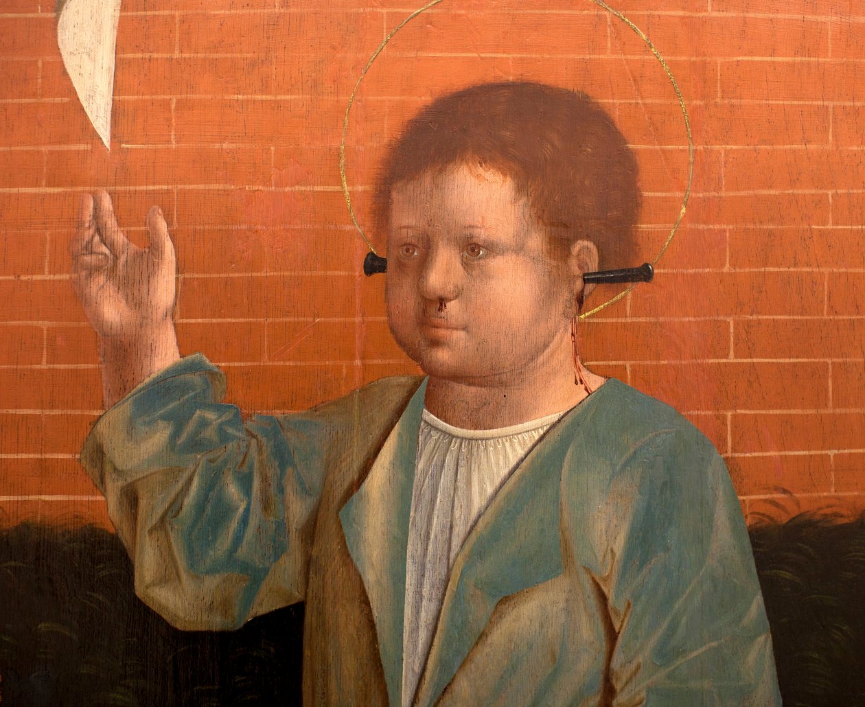 Saint Cyr (detail) by Francisco (attr.to) Henriques