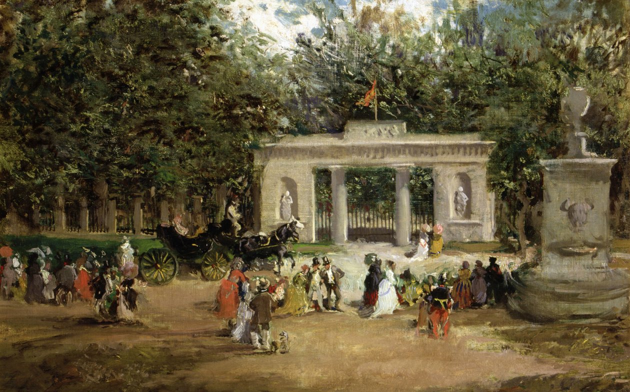 Gate of the Botanical Garden of Madrid by Francisco Domingo Marques