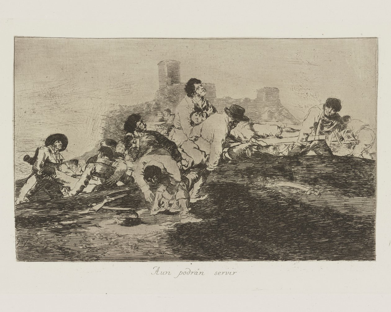 They Can Still Be of Use, plate 24 from the series The Disasters of War by Francisco de Goya