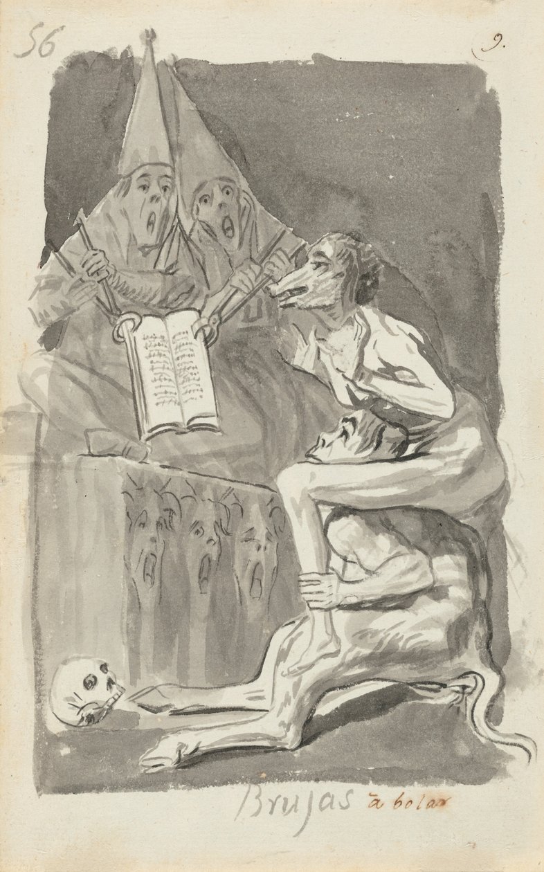 Witches Preparing to Fly by Francisco de Goya