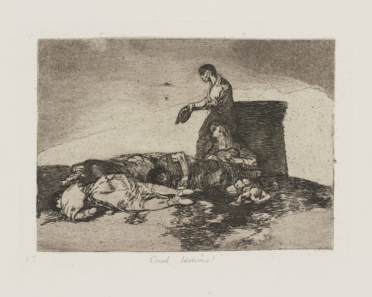 Cruel Tale of Woe!, Plate 48 from the series The Disasters of War by Francisco de Goya