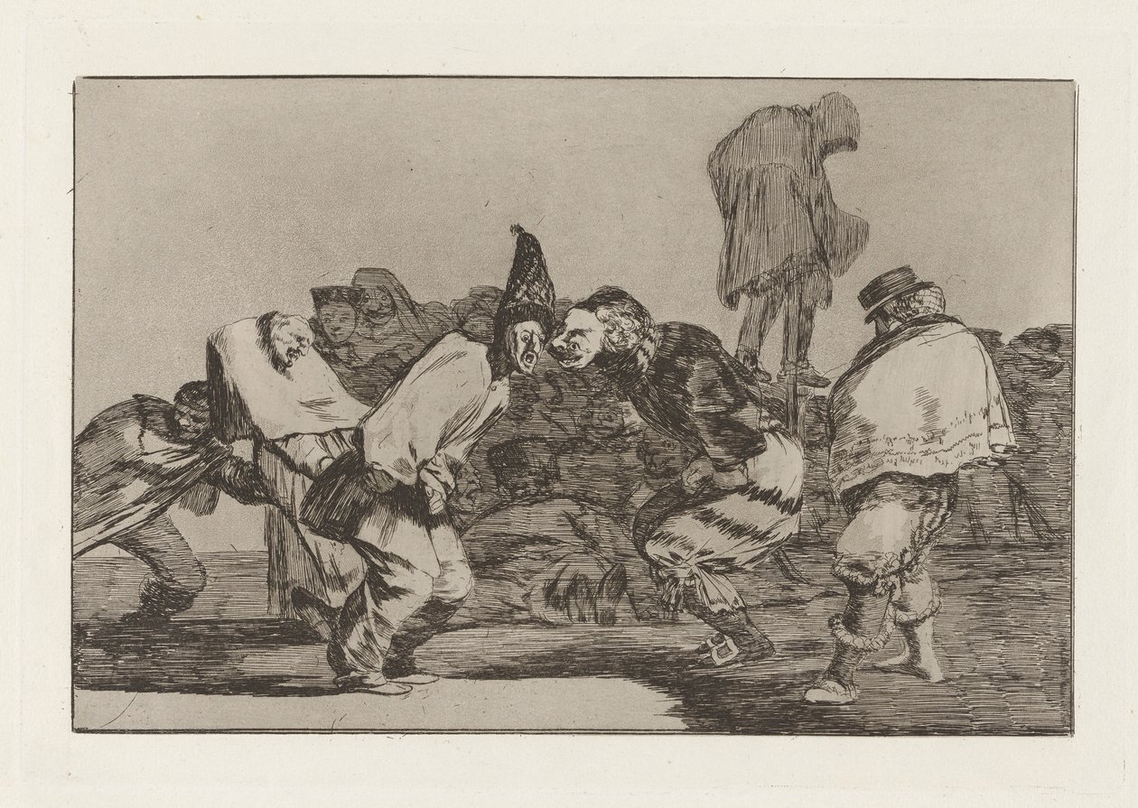 Carnival Folly, also known as Rejoice, Carnival, for Tomorrow Thou Will Be Ashes, from the series Los disparates (Los proverbios) by Francisco de Goya