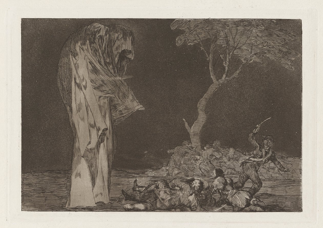 Folly of Fear, also known as Do Not Lose Honour Through Fear, from the series Los disparates by Francisco de Goya
