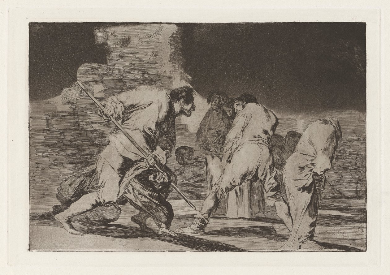 Furious Folly, from the series Los disparates (Los proverbios) by Francisco de Goya