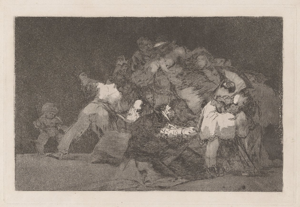 General Folly, also known as The Claws of a Cat and the Dress of a Devotee, from the series Los disparates (Los proverbios) by Francisco de Goya