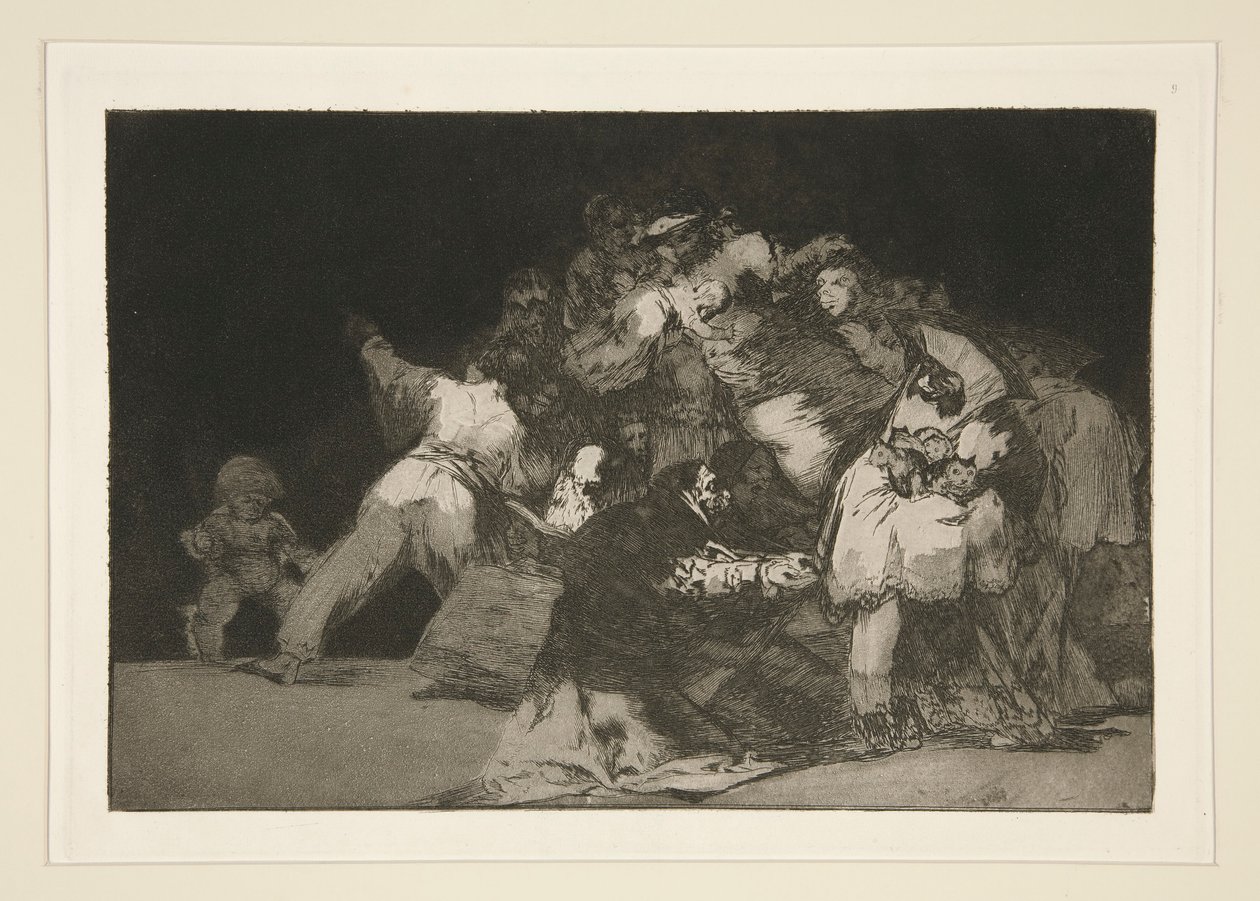 General Folly, pl. 9 from the series Los proverbios by Francisco de Goya