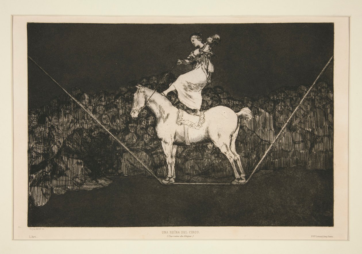 Punctual Folly, unnumbered plate from the series The Proverbs by Francisco de Goya