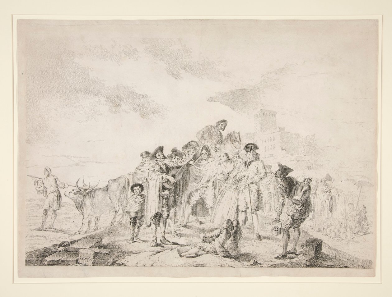 The Blind Guitarist by Francisco de Goya