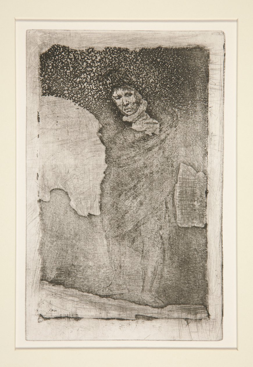 The Cloaked Man by Francisco de Goya