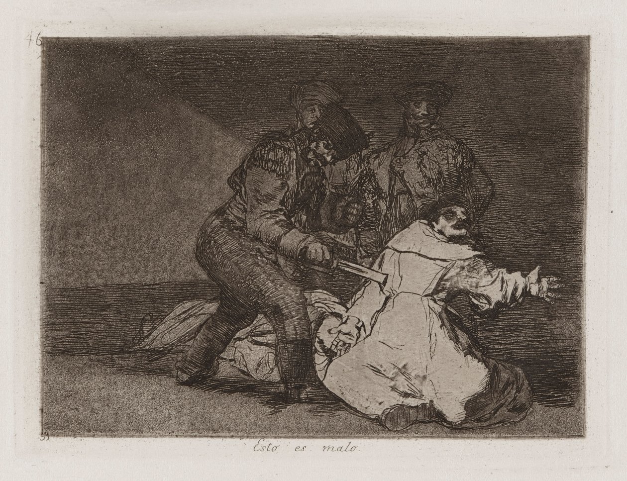 This is Bad, Plate 46 from The Disasters of War by Francisco de Goya