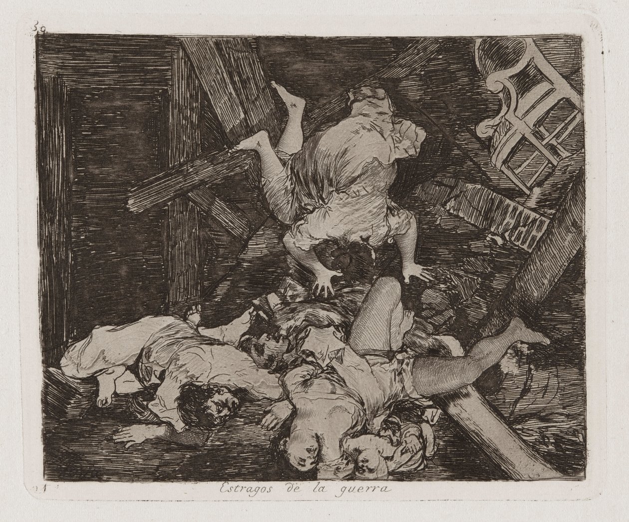 Ravages of War, Plate 30 from The Disasters of War by Francisco de Goya
