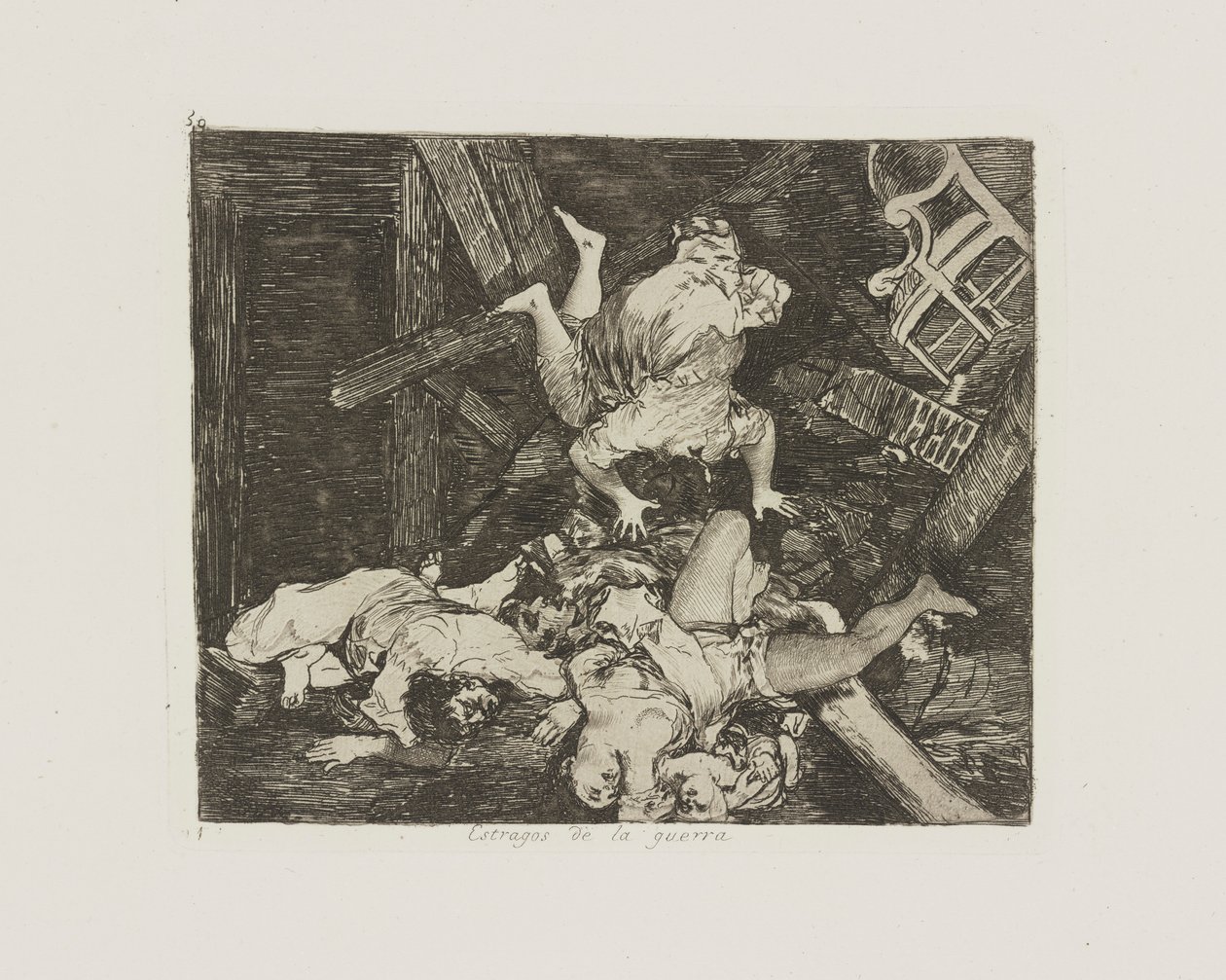 Ravages of War, Plate 30 from the Series The Disasters of War by Francisco de Goya