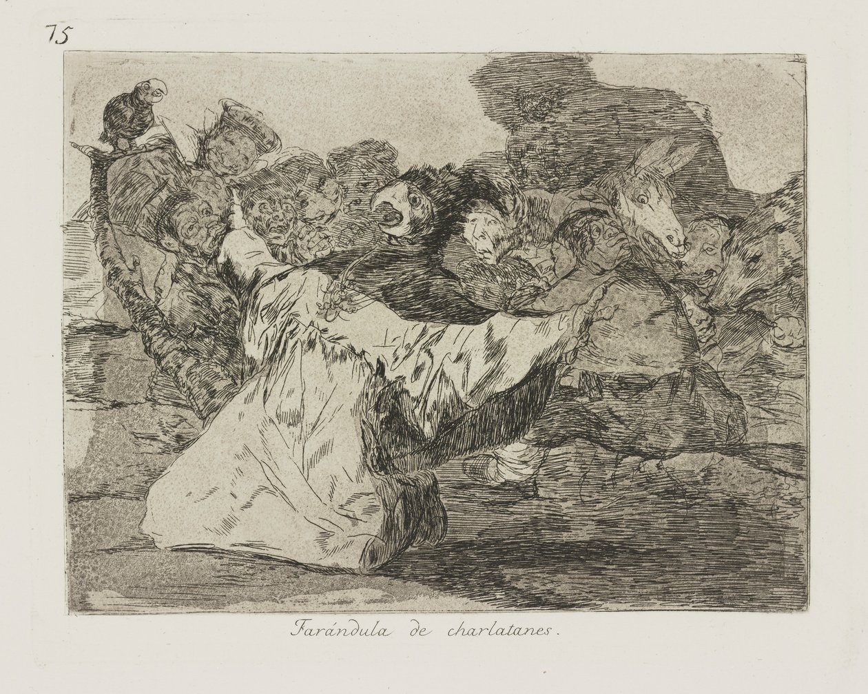 Farandula de Charlatanes (Charlatans) by Francisco de Goya