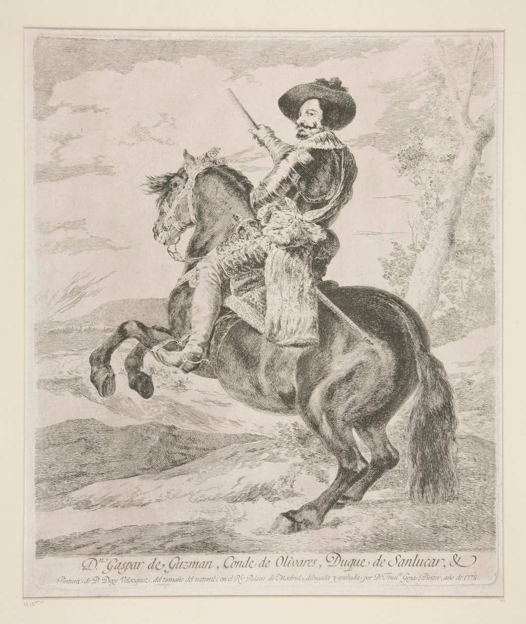 Gaspar de Guzman, Count Duke of Olivares by Francisco de Goya