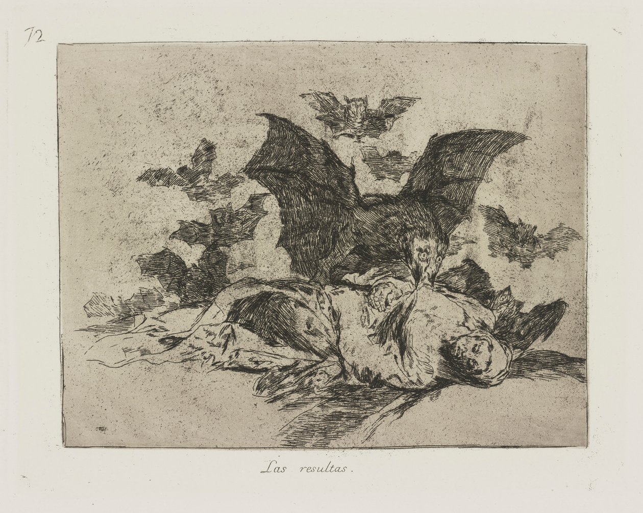 The Consequences, pl. 72 from the series The Disasters of War by Francisco de Goya
