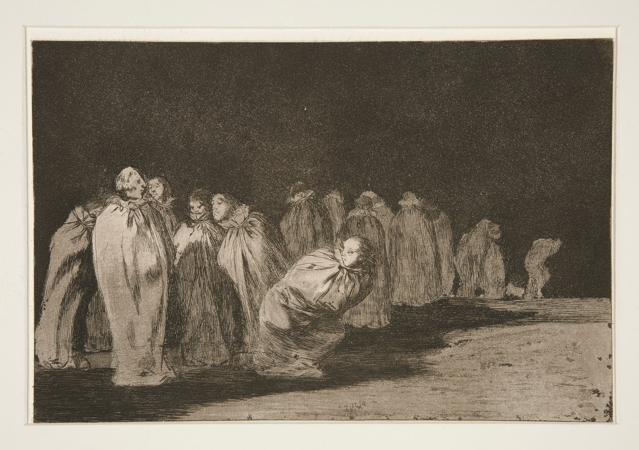 The Men in Sacks, pl. 8 from the series The Proverbs by Francisco de Goya