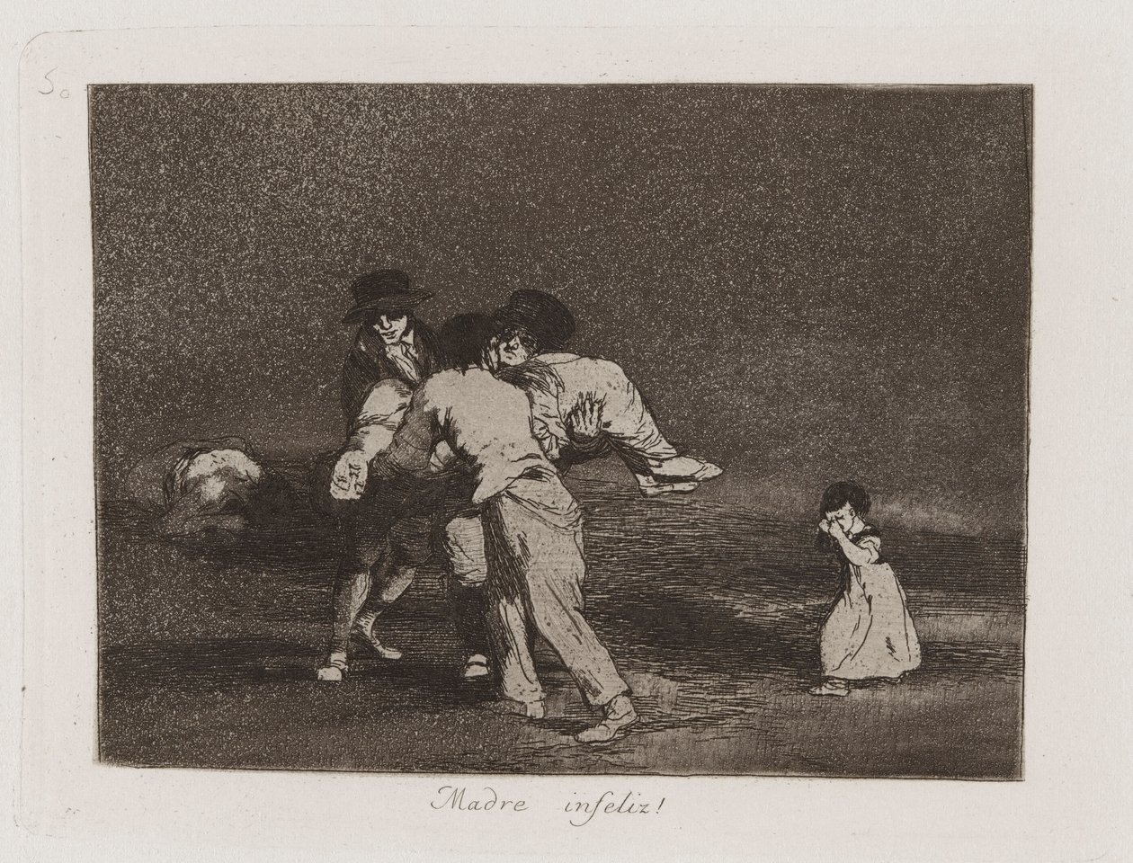 Unhappy Mother!, Plate 50 from The Disasters of War by Francisco de Goya