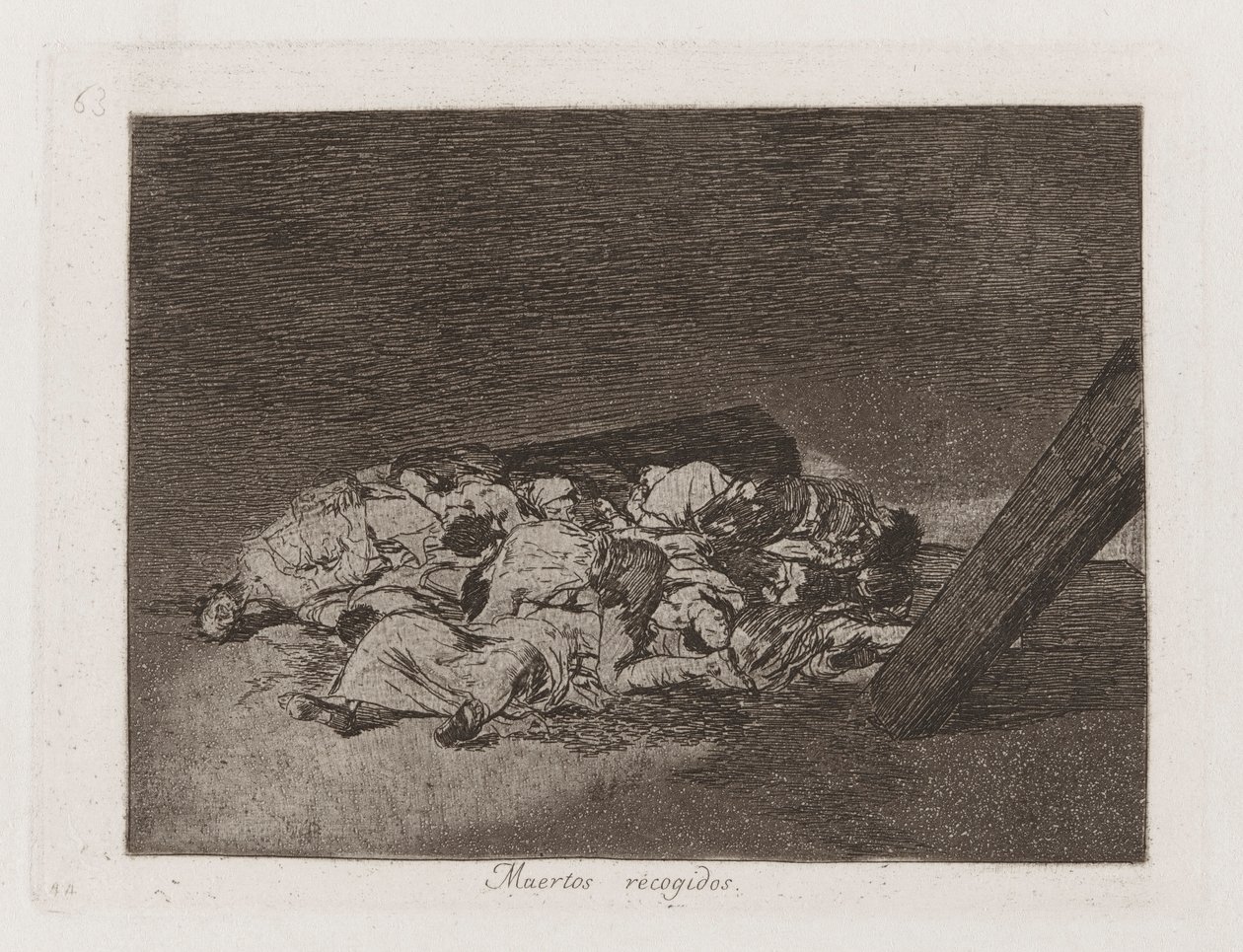 Harvest of the Dead, Plate 63 from Los Desastres de la Guerra (The Disasters of War) by Francisco de Goya
