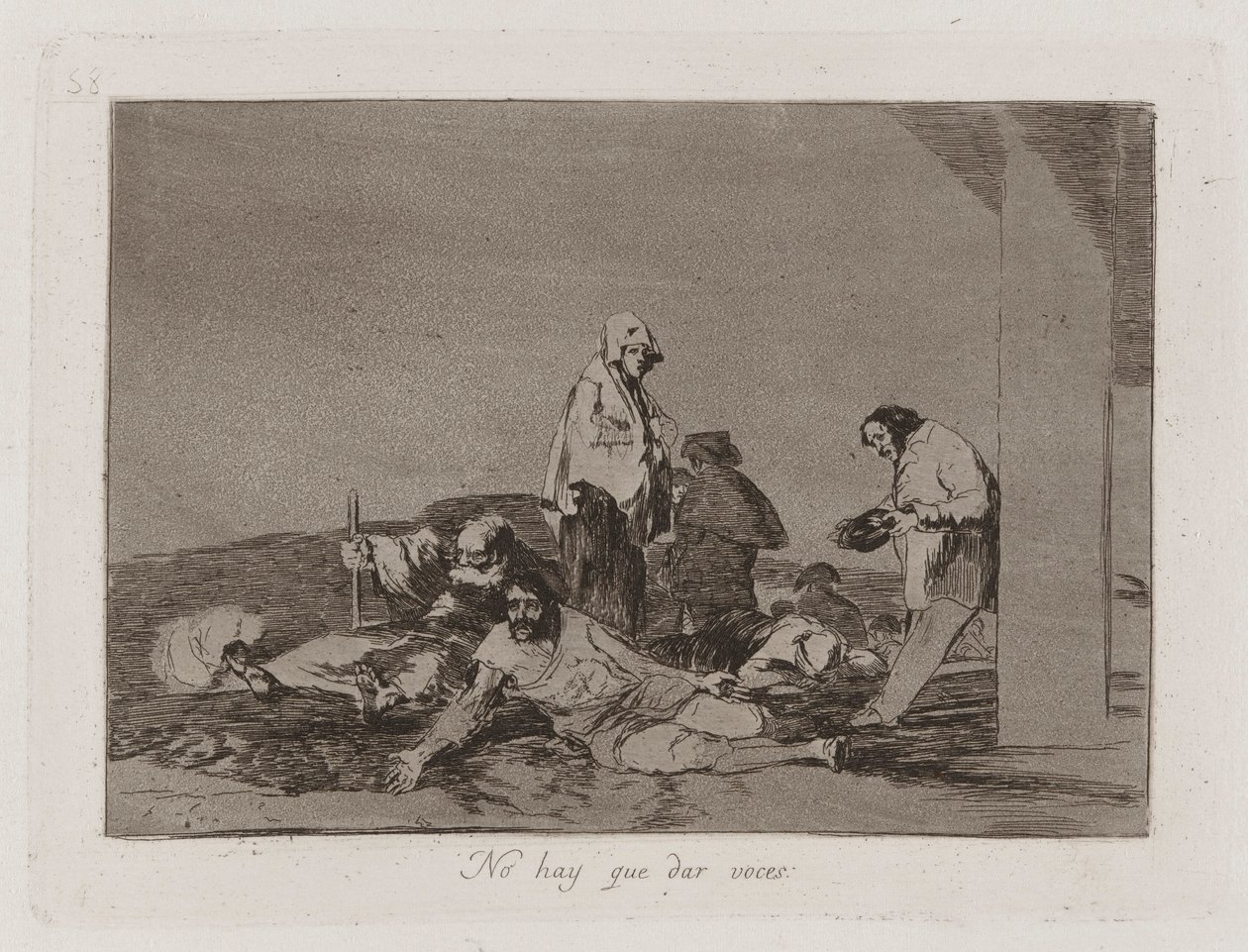 No Need to Shout by Francisco de Goya