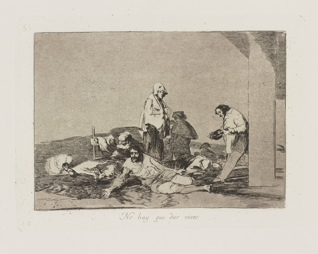 No hay que dar voces. (It) by Francisco de Goya