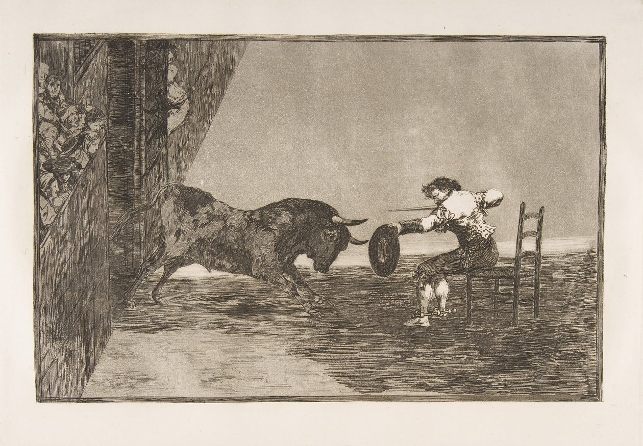 The Daring of Martincho in the Ring at Saragossa by Francisco de Goya