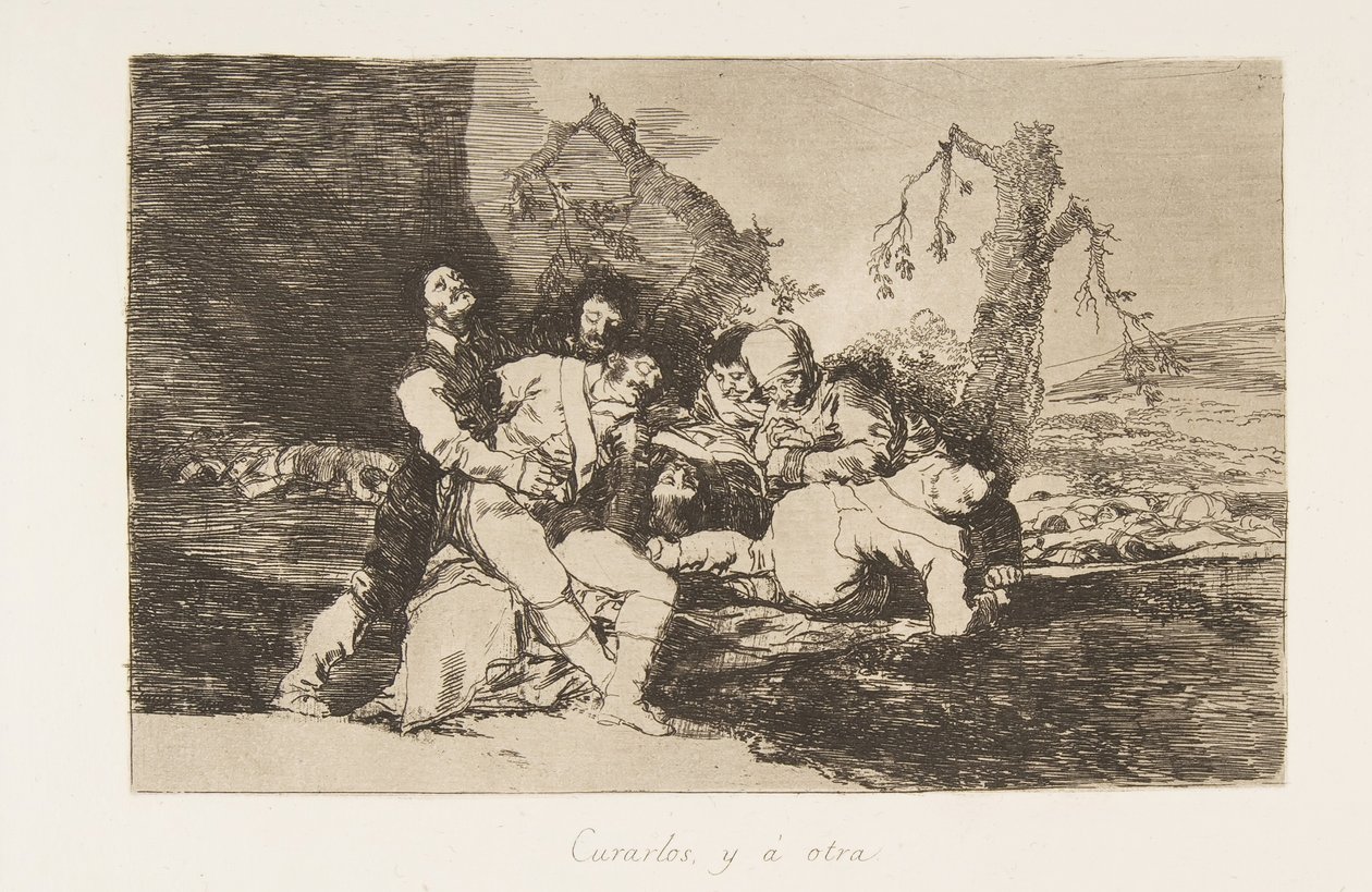 Plate 20 from The Disasters of War: Get them by Francisco de Goya