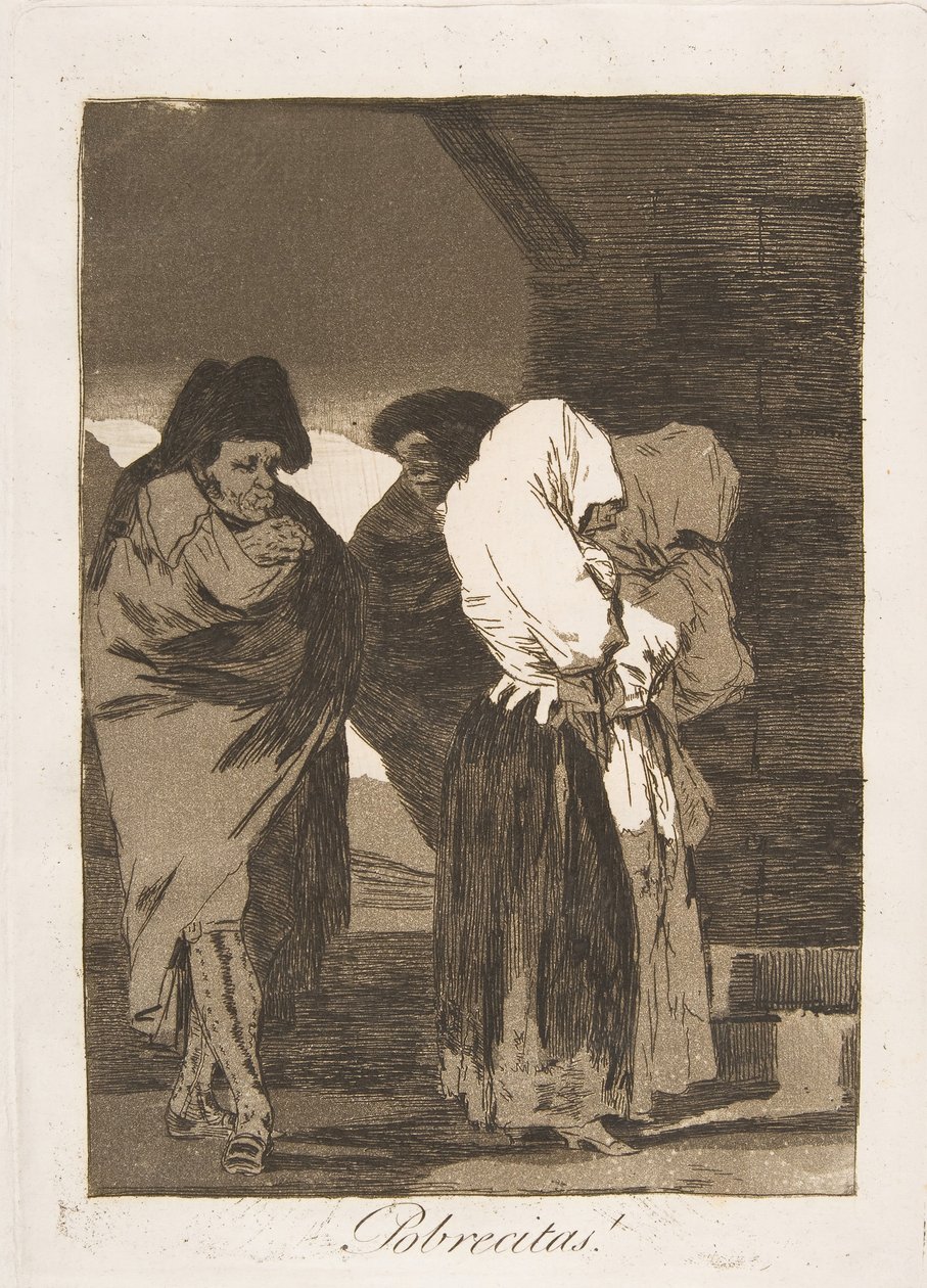 Poor Little Girls! (Plate 22 from Los Caprichos) by Francisco de Goya