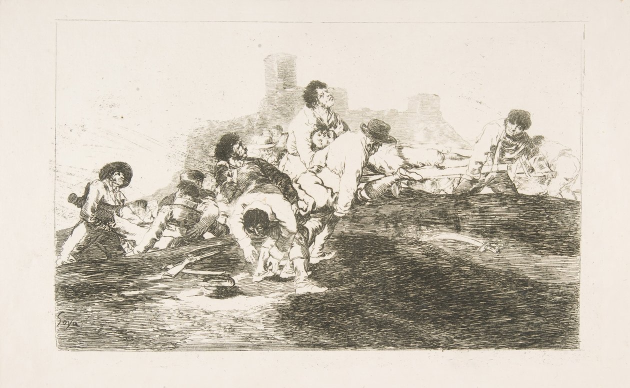 Plate 24 from The Disasters of War: They Can Still Be of Use by Francisco de Goya