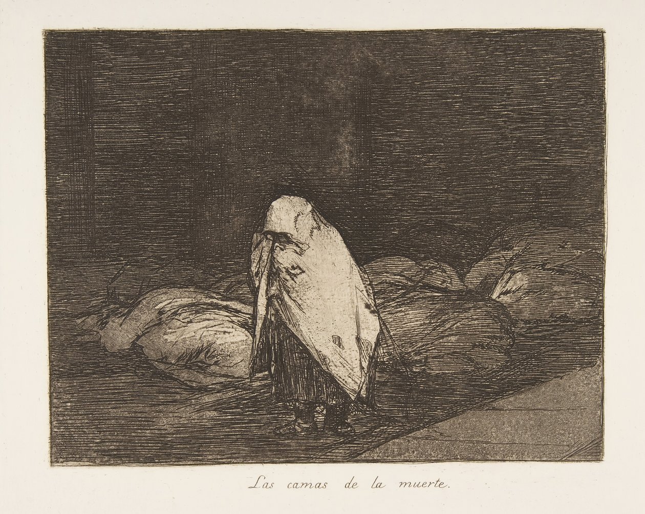 Plate 62 from The Disasters of War: The Famine by Francisco de Goya