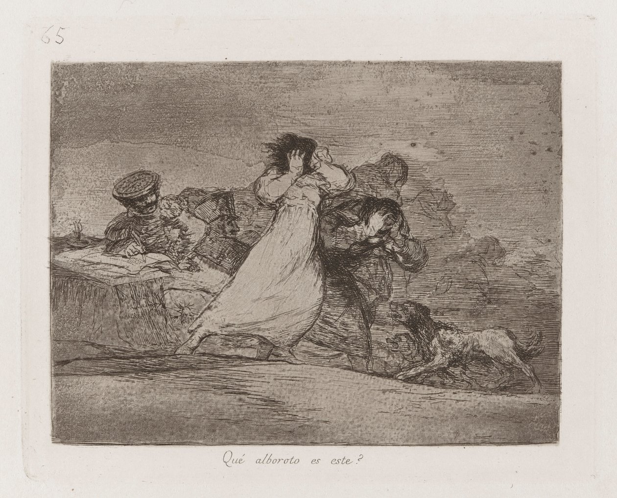 What Is This Hubbub?, Plate 65 from The Disasters of War by Francisco de Goya