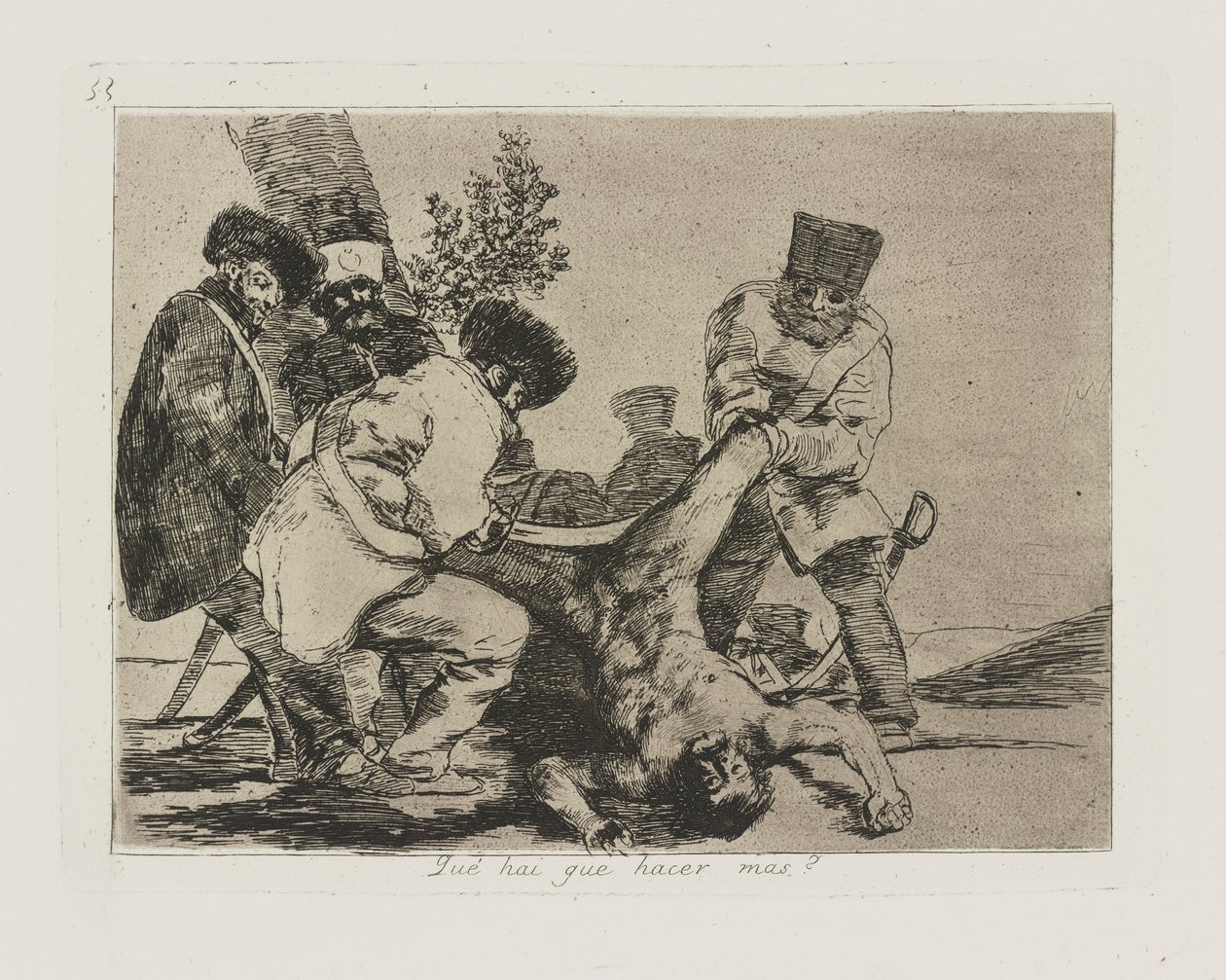 What More Can Be Done?, pl. 33 from the series The Disasters of War by Francisco de Goya