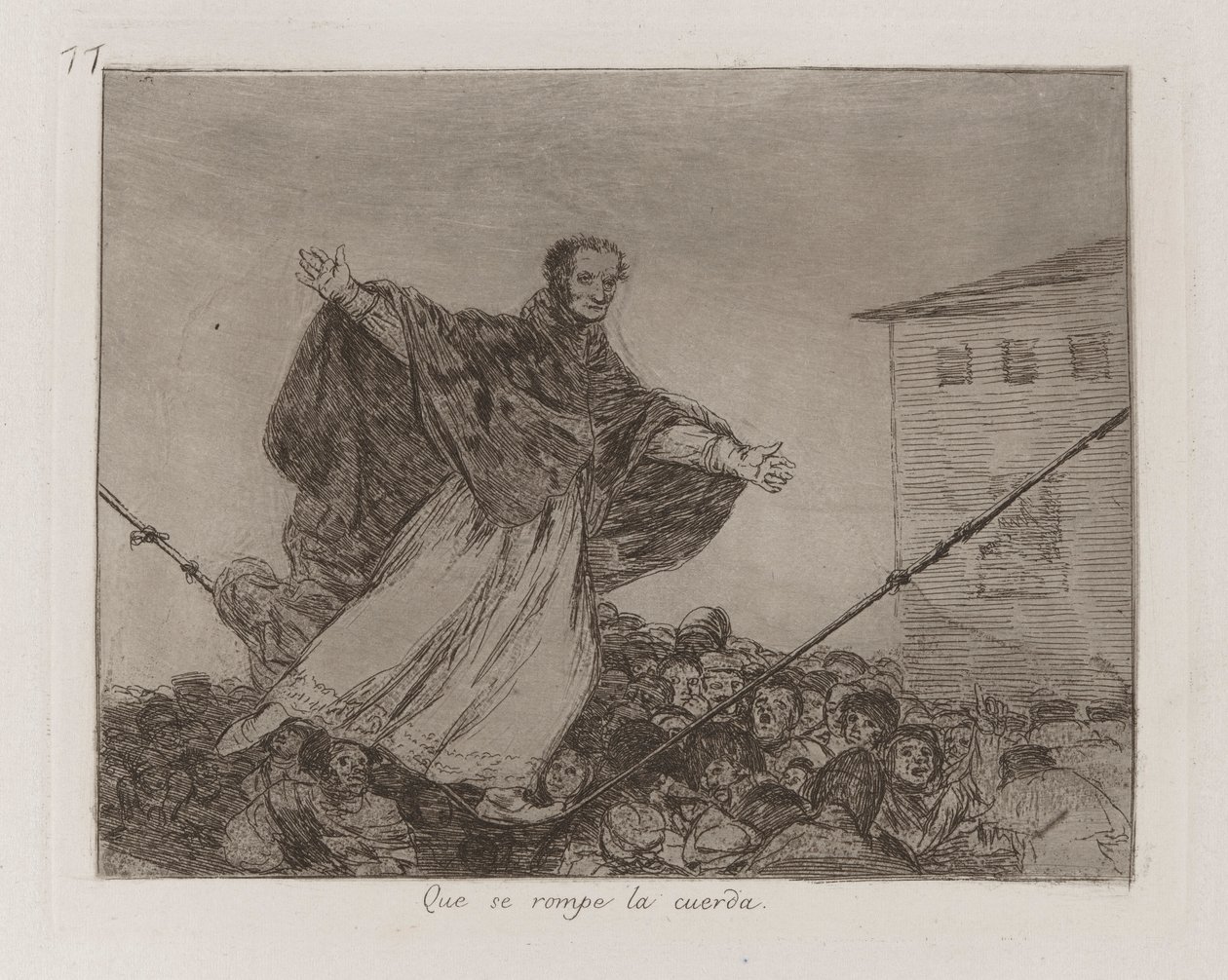 May the Cord Break, Plate 77 from The Disasters of War by Francisco de Goya