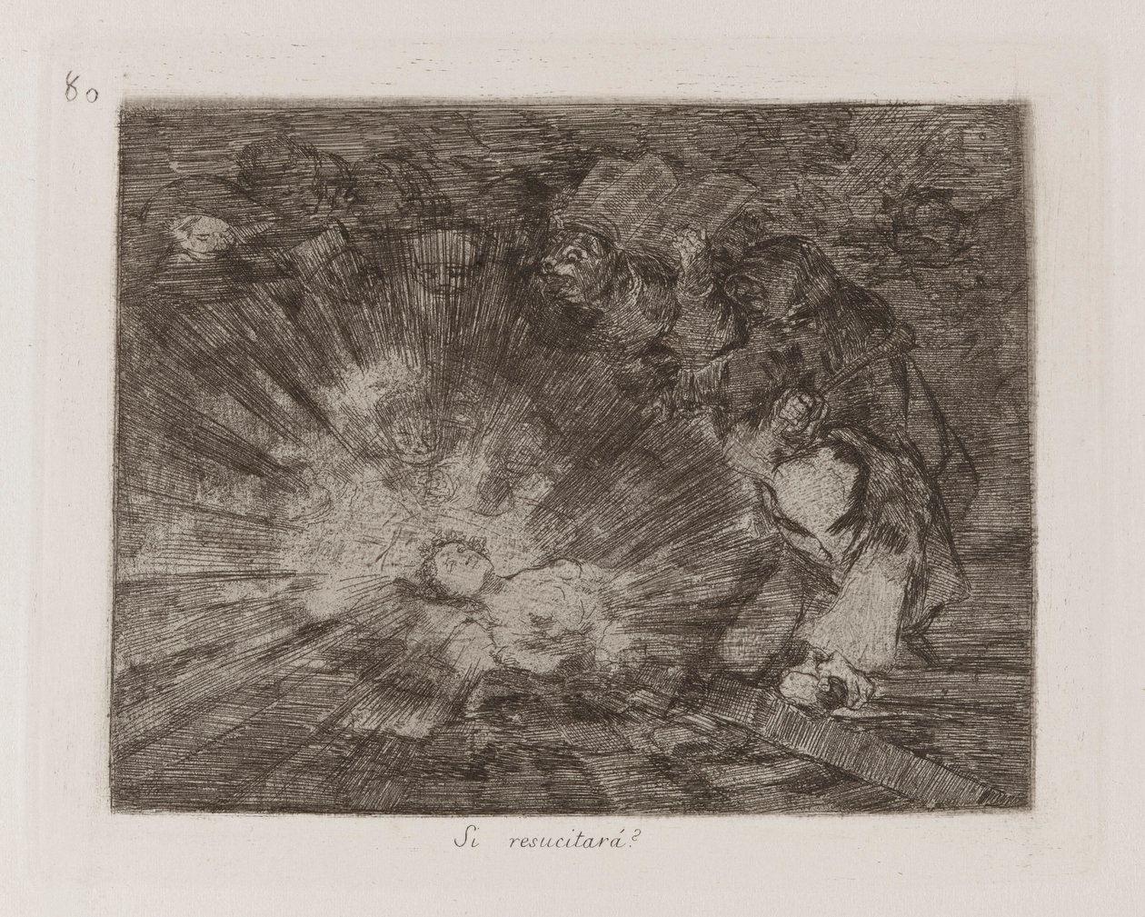Will She Rise Again?, Plate 80 from The Disasters of War by Francisco de Goya