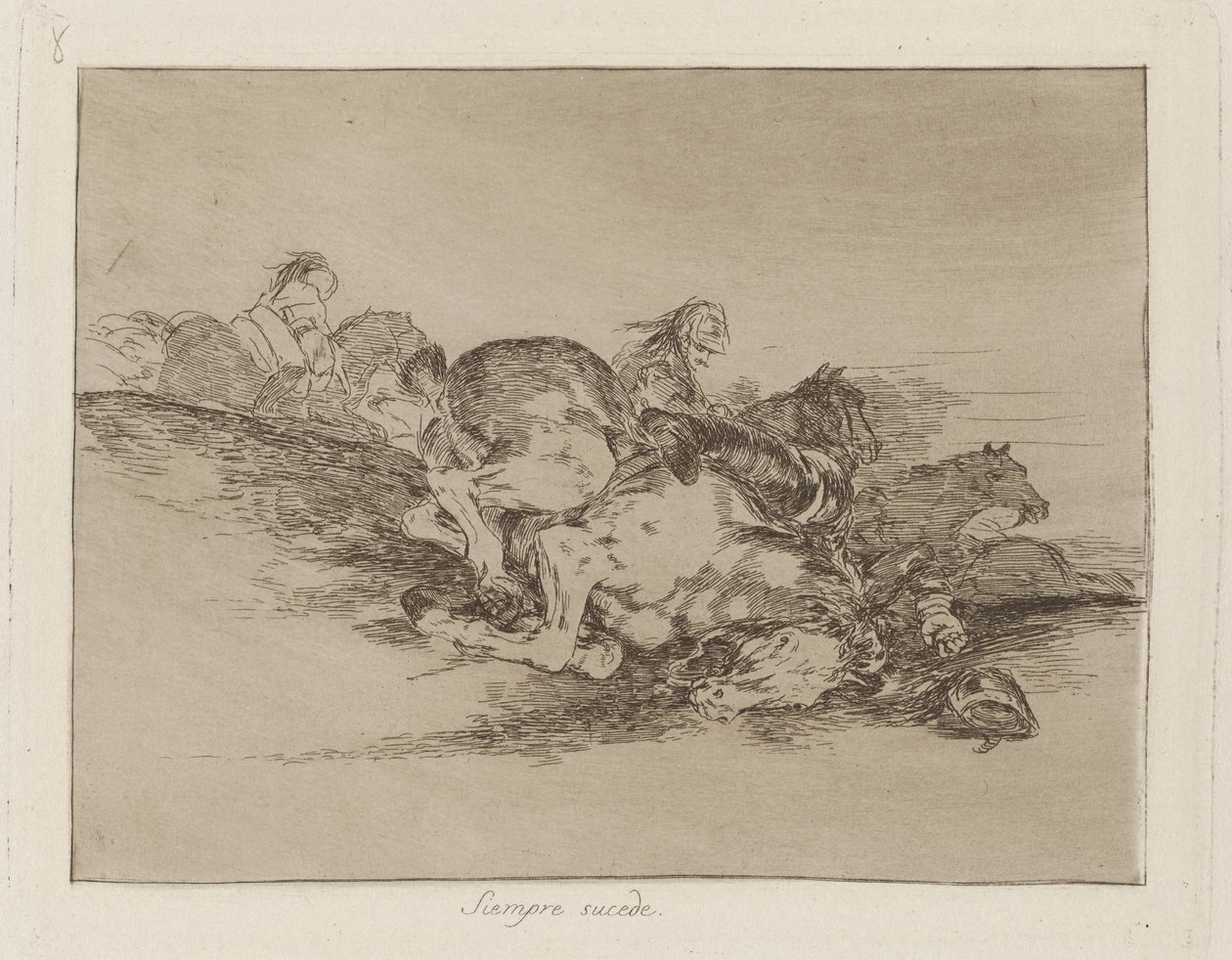 It Always Happens, pl. 8 from the series The Disasters of War by Francisco de Goya